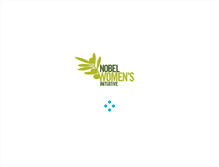 Tablet Screenshot of nobelwomensinitiative.org